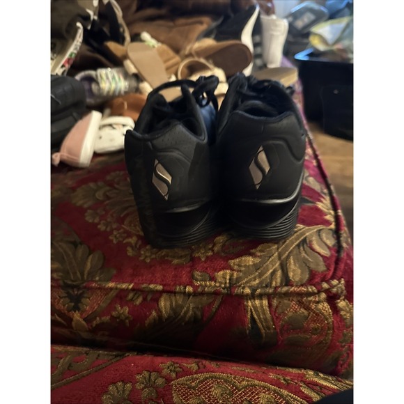 Women's Skechers Street, Uno - Sneaker 73690-BBK Black Synthetic Size 8,5 W - Picture 3 of 7